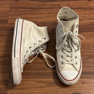 Converse Optical All Star Hi Top Optical Sneakers, Size:6 (Men’s) / 8 (Women’s)